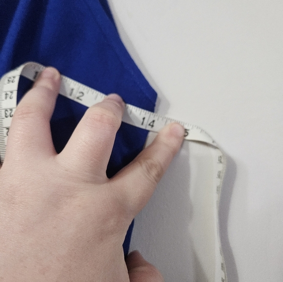 Windsor Blue Spaghetti Strap Mini Prom/formal Dress! - Picture 7 of 8